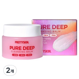 Pretty Skin Pure Deep Cleansing Balm, 2, 100ml / 프리티스킨 퓨어 딥 클렌징 밤, 2개, 100ml