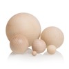 10 x Natural Wooden Craft Wood Balls 20mm
