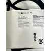 Ikea Sotronn Full/Queen Duvet Cover + 2 Pillowcases, white/black/pa