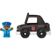 Fisher-Price Little People Toddler Toys Police Car Push-Along Vehicle &