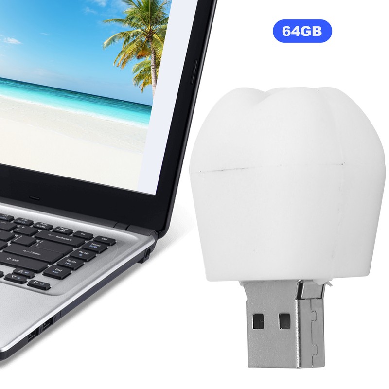 U Disk USB2.0 3 Dimensional Tooth Shape Practical Data Storage