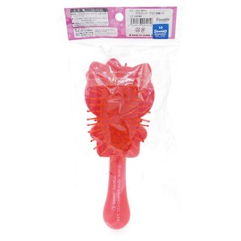 ユニック ダイカットヘアブラシ ハローキティ 和柄レッド KT-0080WR H18xW17cm