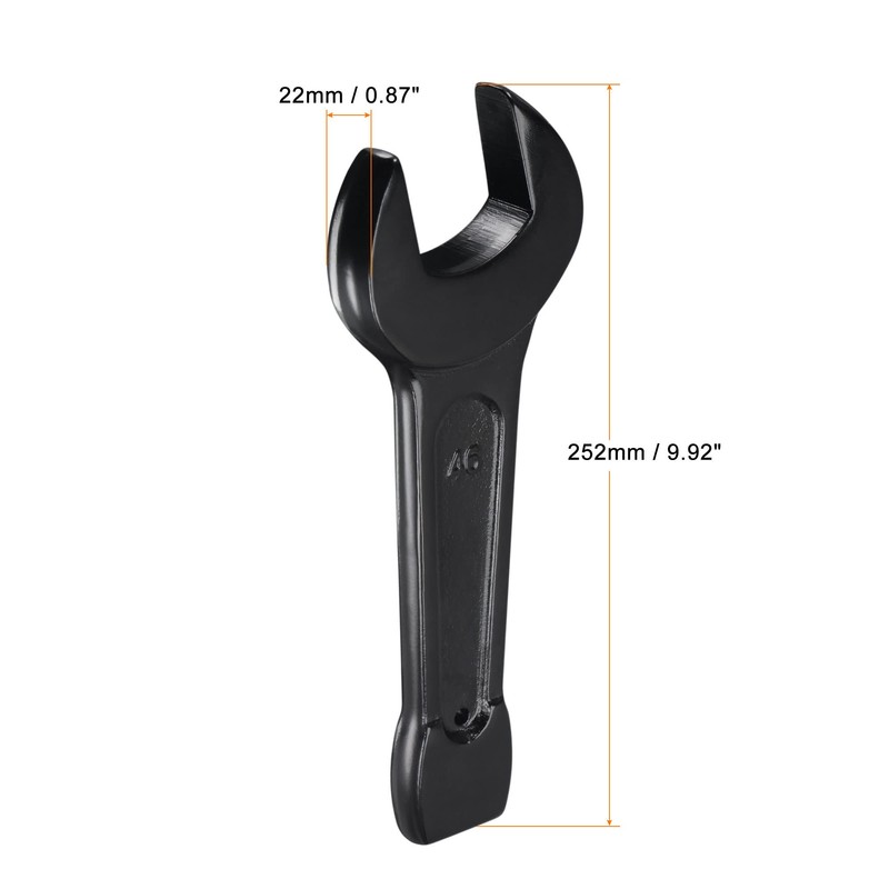 uxcell 46mm Open End Striking Wrench, High Tensile Steel Single