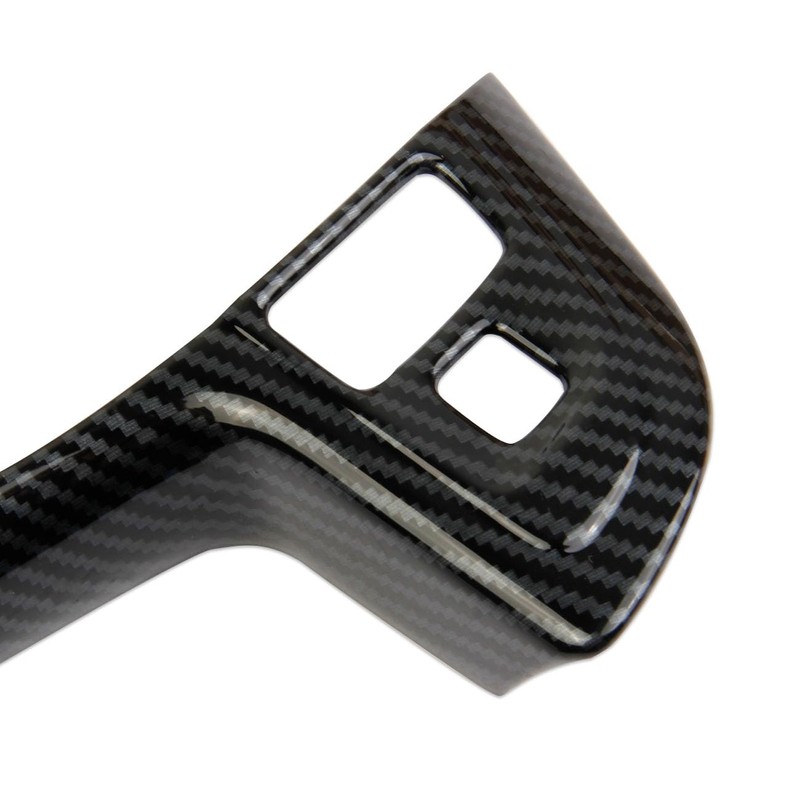 Korlot Carbon Fiber Style Interior Steering Wheel Cover Trim Accessories