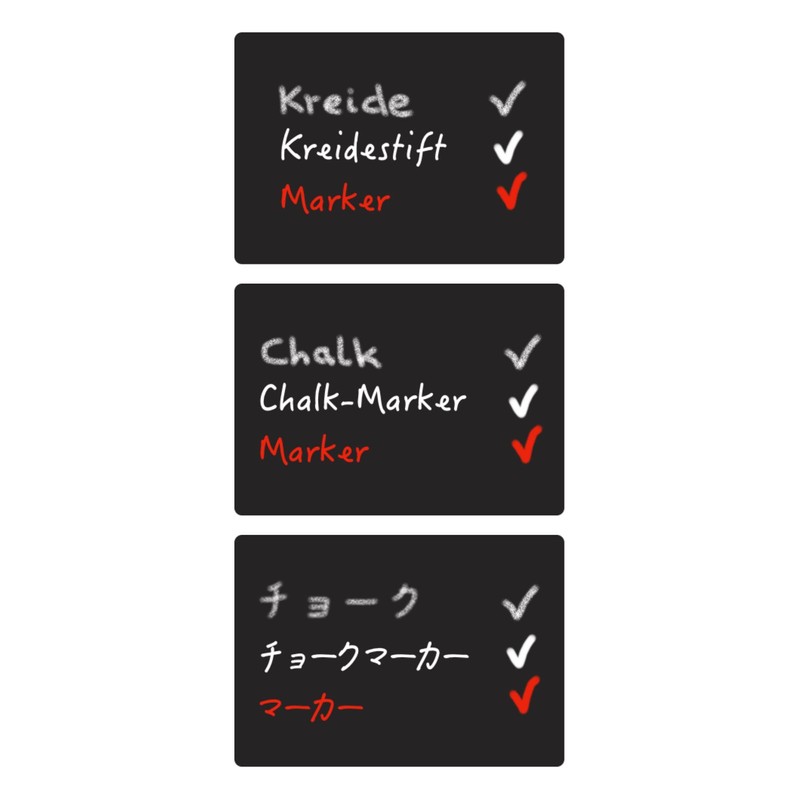 20pcs Mini Chalkboard Signs | Size: 74x52 mm | Type: