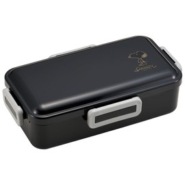 Skater PFLB8AG-A Snoopy Lunch Box, Gold, 28.2 fl oz (830 ml), Antibacterial, Fluffy, Large Capacity, For Men, Made in Japan
