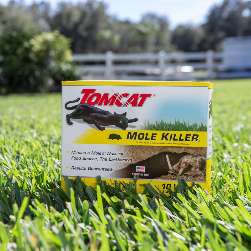 Tomcat Mole Killer Worm Bait, 10 Count (Pack of 4)
