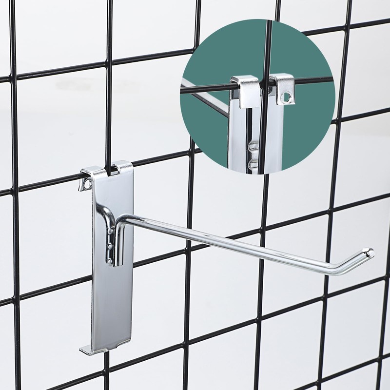 Sumnacon 35 Pack Gridwall Hooks - 6 Inch Gridwall Hook