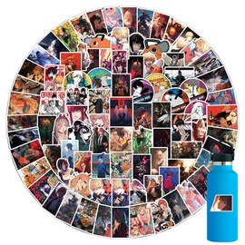 202Pcs Anime Stickers Pack Classic Anime Theme Stickesr for Water Bottle，Vinyl Waterproof Decals for Laptop，Guitar，Bumper，Skateboard，Phone，Car，Gifts for Adults/Kids/Teens