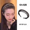 Headband Women No Pain Headband Tooth Full Diamond Flocking Headband