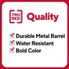 TRU RED Staples TR56933 XL Tank Permanent Marker, Chisel Tip,