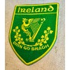 Erin Go Bragh Shield Embroidered Patch Irish Iron-On Ireland Clover