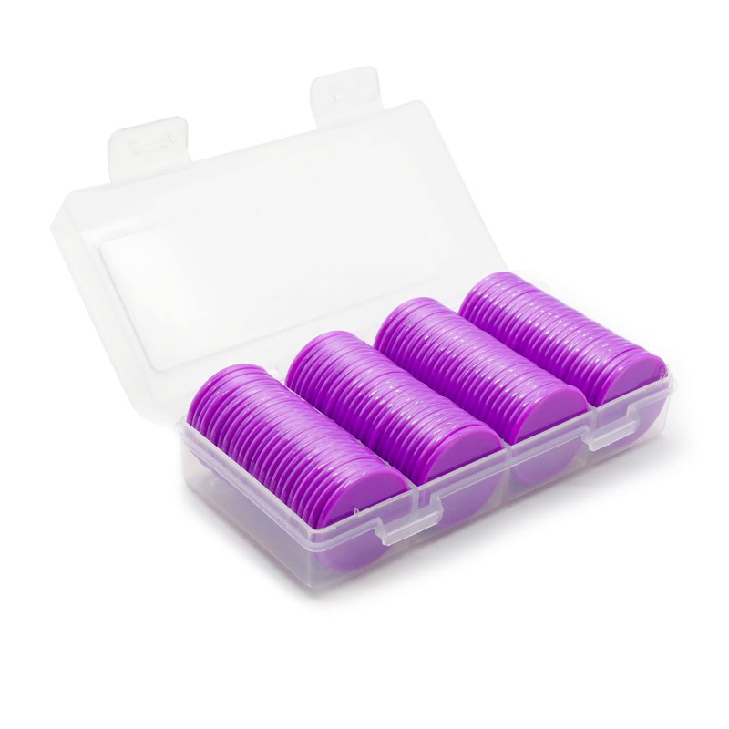 HAKITAROOM Set of 100 Opaque Plastic Learning Counters Mini Poker