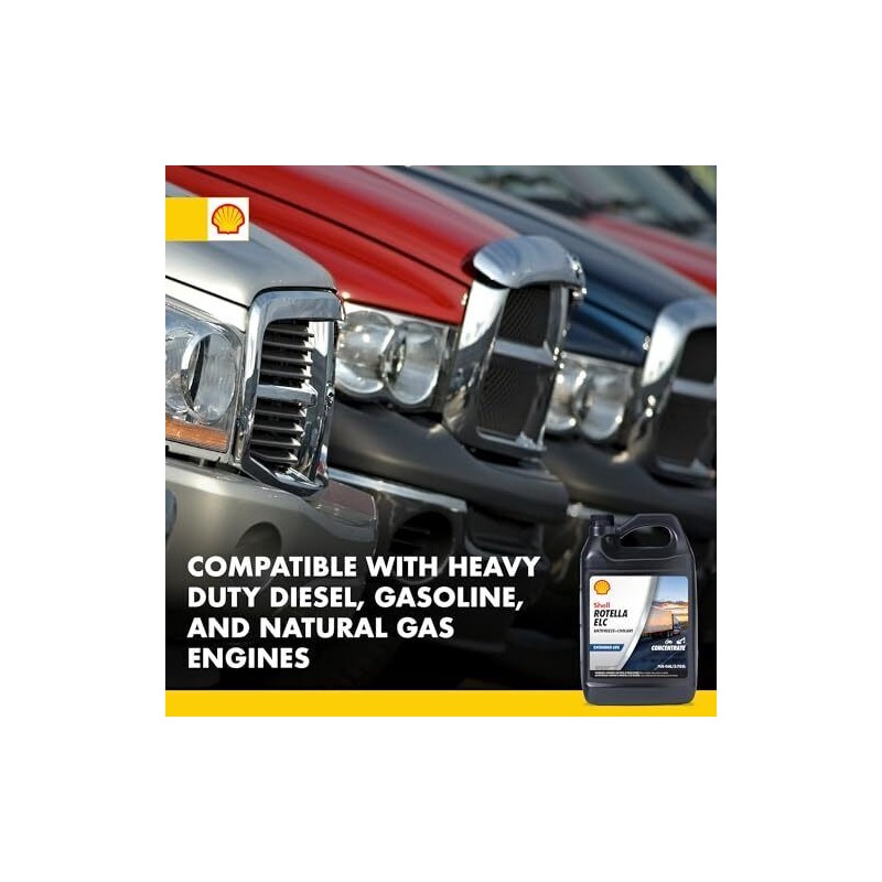 Shell Rotella ELC Extended Life Antifreeze Coolant Concentrate 1 Gallon