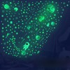 Estrellas Fluorescentes para Techo, 849 pzas Reutilizables y Autoadhesivas, Estrellas