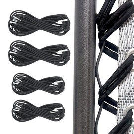 Hugwish Rubber Cord for Zero Gravity Chair Universal Replacement Cords for Relaxing Chair Garden 4 Pieces (2 x 2.2 m + 2 x 1.4 m), The Short Rope Replaces the Upper Part The Long Rope Replaces the