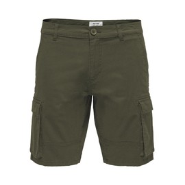 ONLY & SONS Men's Shorts, olive night
