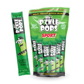 Bob's Pickle Pops - Original Dill Juice Flavor Ice Pops - Pre Workout Freeze Pops - Electrolyte Cramp Relief 84 Pops (Six count pack of fourteen)