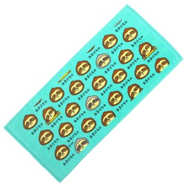 209364 Oekaki-san Series Face Towel, Nanakimonosan, Approx. 13.4 x 29.5 inches (34 x 75 cm), Cotton, Washroom, Sweat, Leisure, Sports, Facial Wash, Handwash, Outing, Portable, Hand Towel, New TOWEL