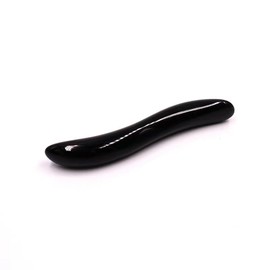 Windfulogo Massage Stones Guasha Roller Obsidian Gemstone Meditation Healing Stick Stone Gua Sha Board for Facial Spa Massage