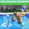 GoSports Splash Hoop 360 Floating Pool Basketball Game Includes Hoop,