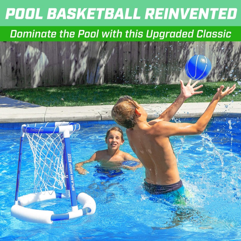 GoSports Splash Hoop 360 Floating Pool Basketball Game Includes Hoop,