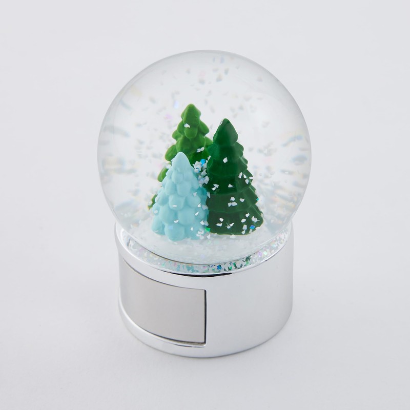 Things Remembered Engraved Tree Trio Mini Snow Globe (Free Customization),