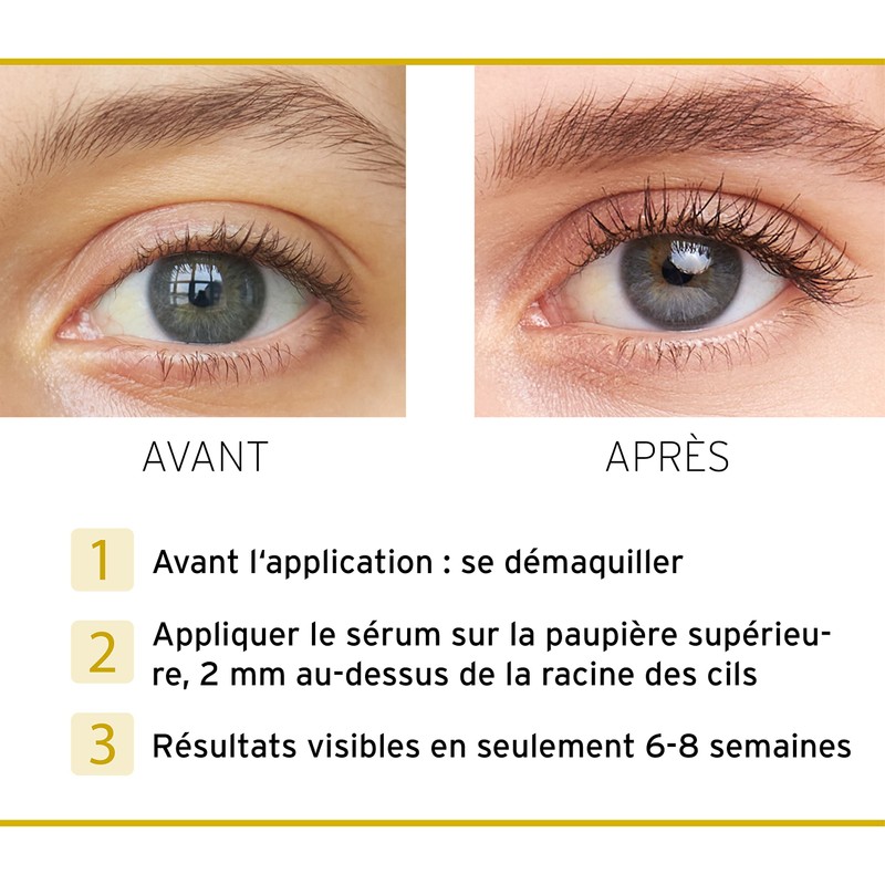 Eyelash Serum - Longer Eyelashes in 6-8 Weeks, Darkens Lashes,