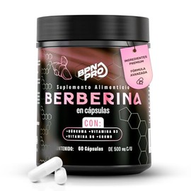 BPN PRO Berberina HCl 500mg | Apoyo al Metabolismo y Bienestar Glucémico | Fórmula Natural | 60 Cápsulas