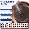 HAIRCUBE Human Hair Toppers For Women 6"*5" Large Base Real