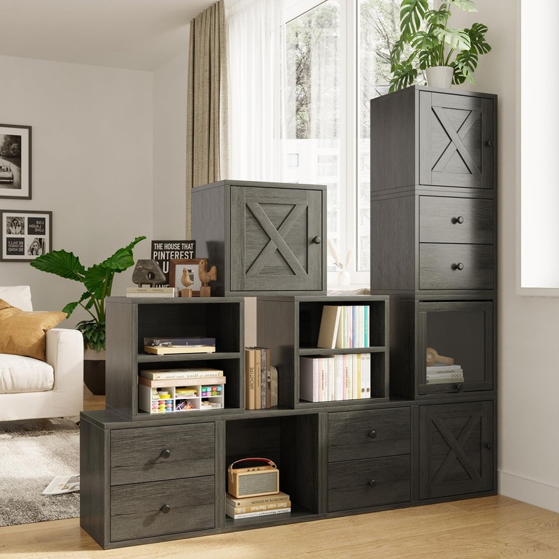 FUSUNBAO Magic DIY Cube Storage Organizer Stackable Cubes for Home