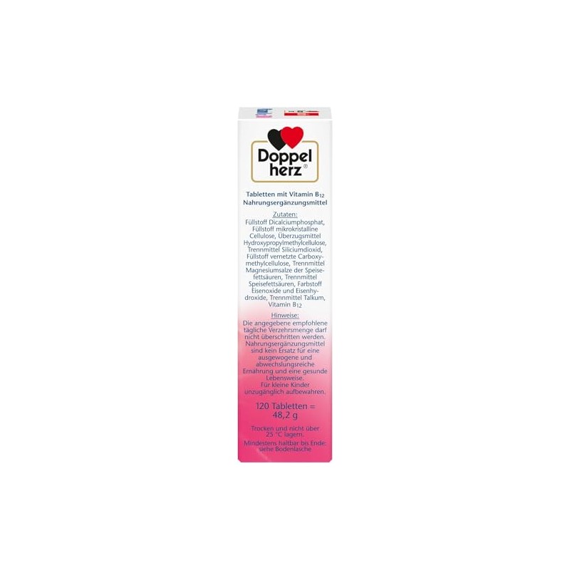 Doppelherz Vitamin B12 500 | High dose with 500 μg