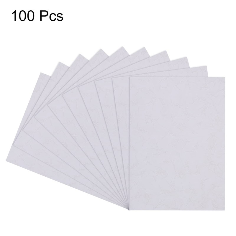 sourcing map 100pcs A4 180gsm Leather Grain Binding Covers Presentation
