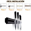 Aleissi Soporte Magnetico Cuchillos Utensilios Fuerte Iman Cocina