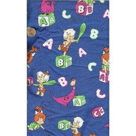 RARE! FLINTSTONES PEBBLES/BAMBAM - REL. 1991 - BTFQ - 18"X22"