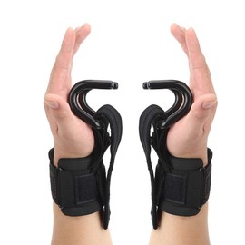 Weight Lifting Hooks, Heavy Duty Sports Weightlifting Hooks With Wrist Straps For Men And Women Metal Lifting Hooks Lifting Wrist Straps Gym Straps For Deadlifts, Pull Ups, Shrugs Workout Straps