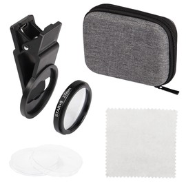 Telefon Kamera Objektiv Kit Sternfilter YACSEJAO 37 mm Sternfilter Optisches Glas 8 Punkte Starburst Objektiv Filter Kit mit Schutzfilterbeutel und anderem Zubehör