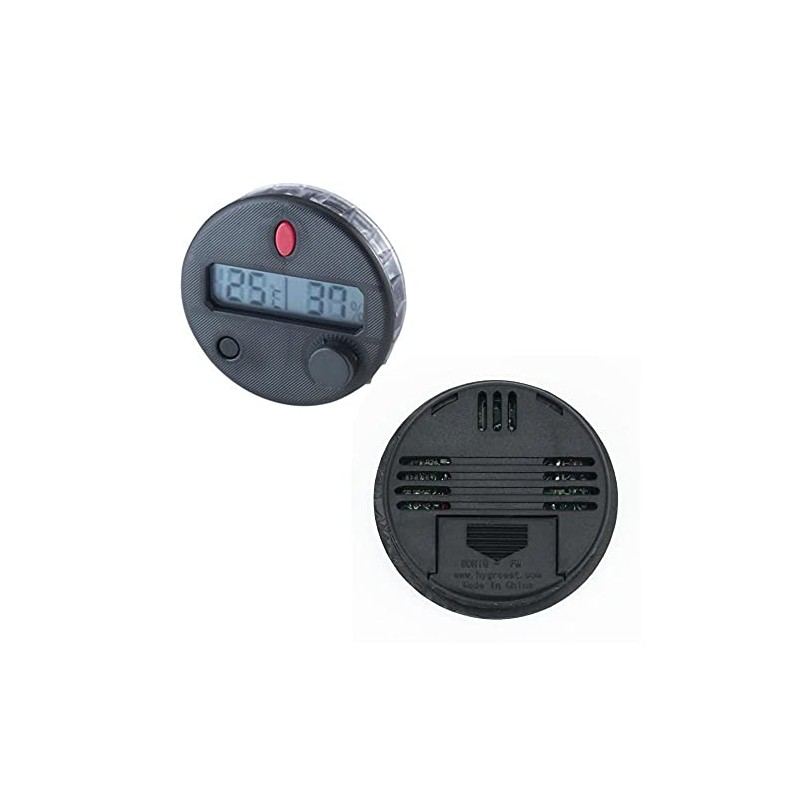 Quality Importers HygroSet DHYG-FM Adjustable Digital Hygrometer for Front Mount