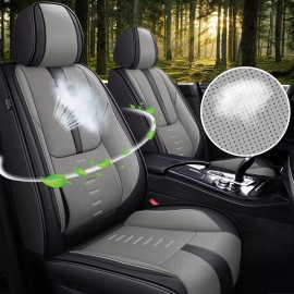 PU Leather Car Seat Covers Front Rear For Subaru Outback 2010-2024 Cushion Pad