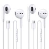 2 Pack of USB C Headphones for iPhone 16/16 Pro/16
