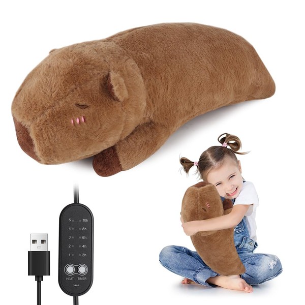 YANGUN Capybara Electric Blanket, Cuddly Blanket with Automatic Shut-Off, Electric