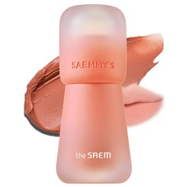 THESAEM Saemmy's Crema Velvet Tint 01 Caramel Whip – Matte Lip Cream Velvet Finish Lip Makeup with Natural Plumping Effect - Long Lasting Smooth Fluffy Lips, 0.1oz.