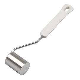 Dr. Oetker Stainless Steel Baking Tray Roller Pastry/Dough Rolling Pin with Handle Non Stick Baking Tool - Length Approx. 22 cm - Pack of 1