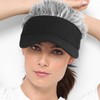 LXOrdora Mens Visor Hats with Spiked Wig Novelty Adjustable Baseball