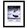 Gallery Solutions - 16"x20" Flat Black Wall Picture Frame -