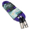 keepdrum mc001xx-10m Microphone Cable 3-Pin XLR 10m Orange Purple Pack