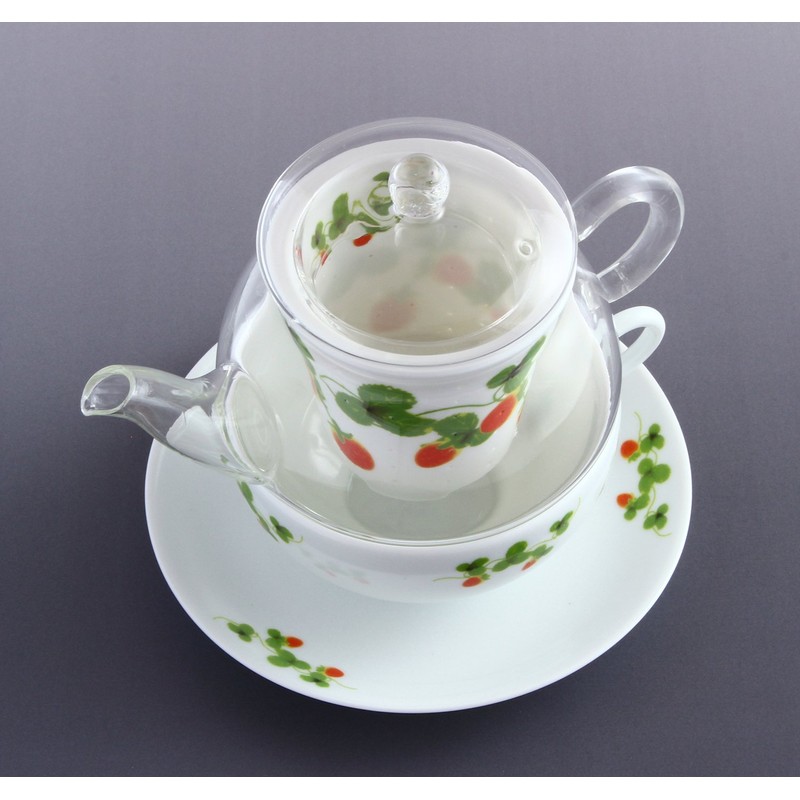 有田焼 serandogurasu texi-fo-wan Strawberry TFO – 003