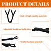 Hard Hat Chin Strap,3 PCS Adjustable Black Chin Strap for