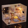 Moin moin Dollhouse Miniature Handmade Kit Set Kitten Diary with