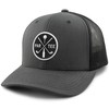 Par-Tee Time Classic Snapback Trucker Hat Charcoal